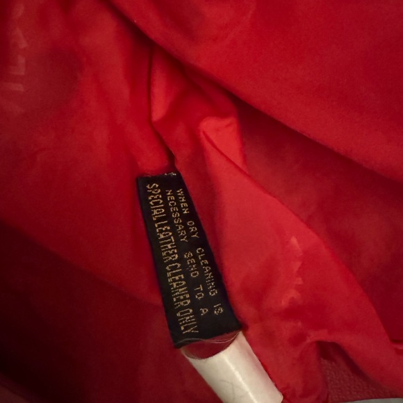 Red Leather Jacket - Picture 6 of 6